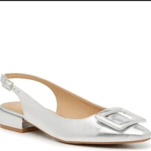 CL By Laundry Sweetie Slingback Flats size 8M